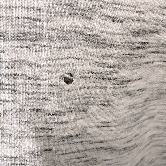 Burnside Space Dyed Pullover Hoodie w/hidden zipper pocket - Heather Grey - Med - Picture 8 of 8